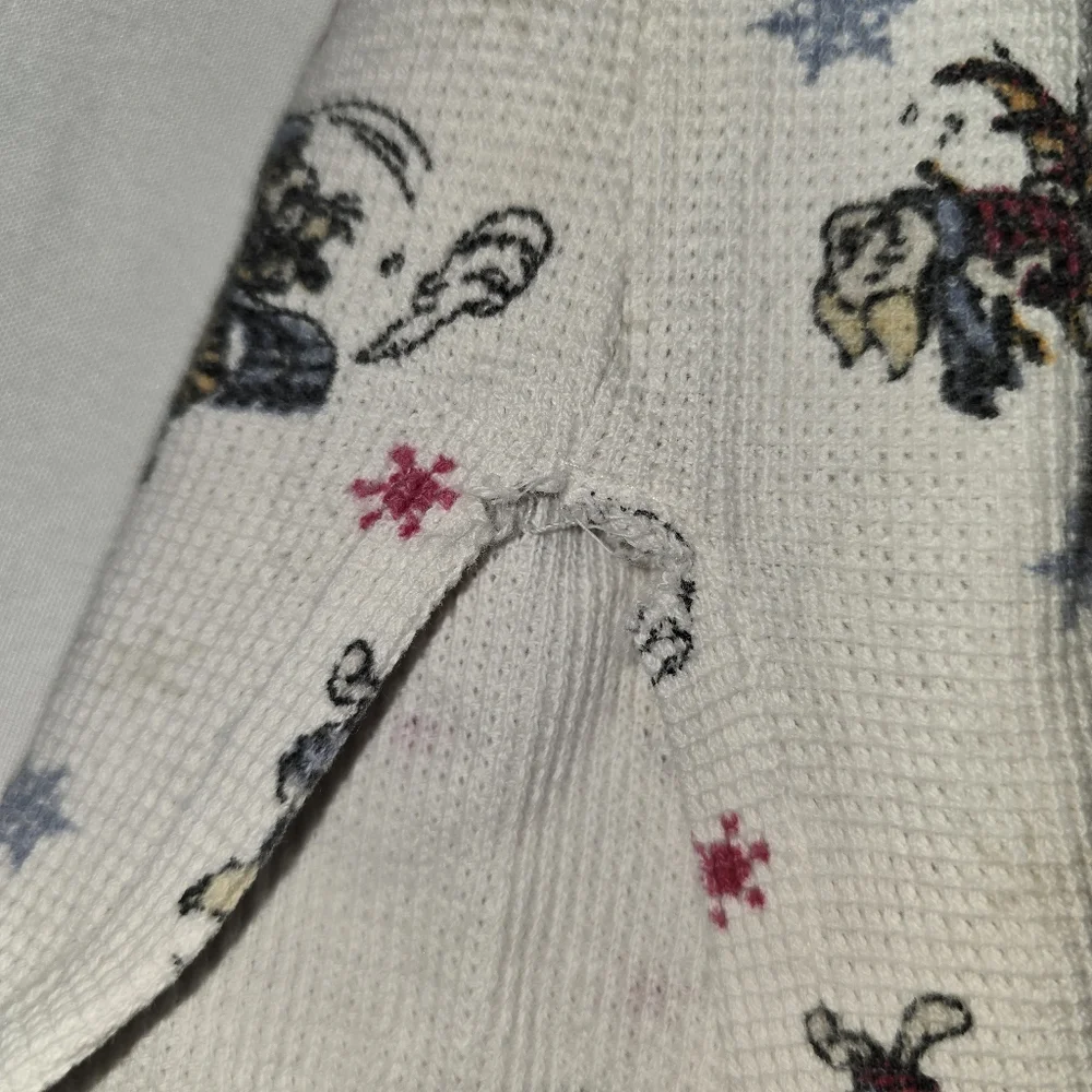 Vintage The Disney Catalogue Winnie The Pooh Thermal Night Gown Pajamas L/XL - Picture 4 of 7